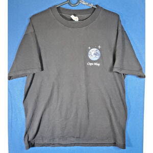 Cape May "2000 The New Millennium " Black Vintage T-Shirt Men's Size Large